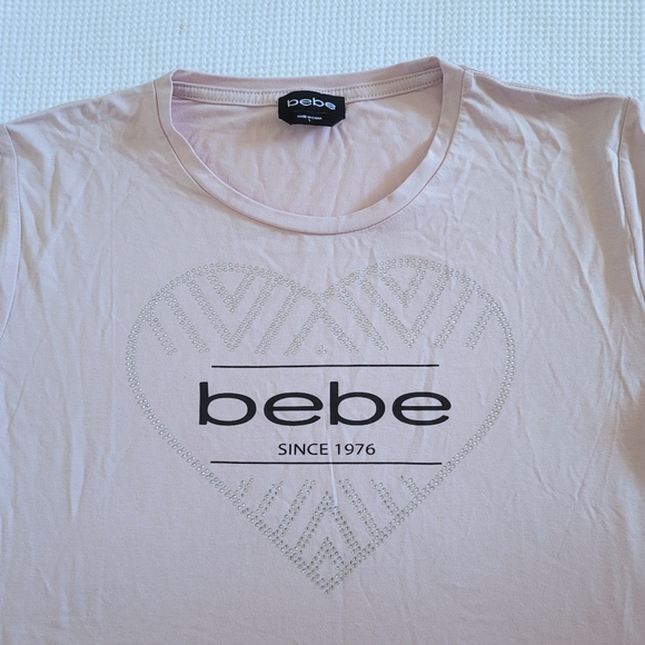 bebe Geometric Rhinestone💎 Heart♥️ Top - NWT - Picture 9 of 14